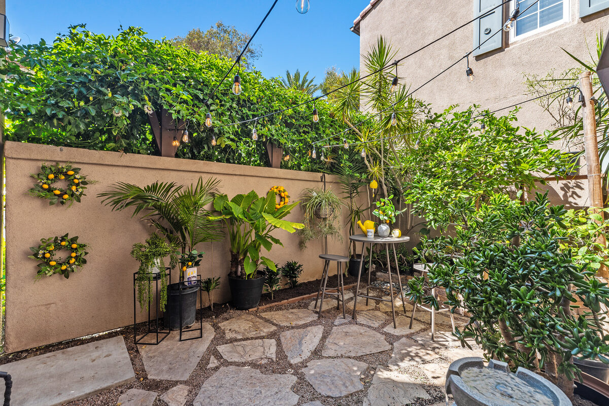 Private courtyard